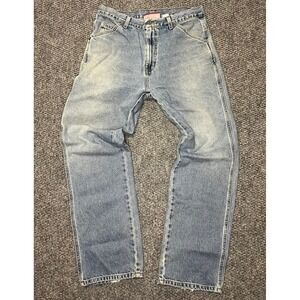 Old Navy Men's Light Blue Light Wash Straight Denim Jeans Regular Fit 32x32